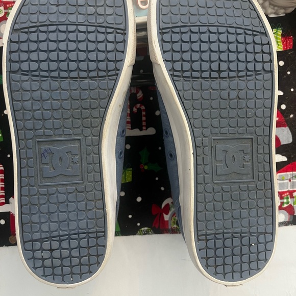 DC Shoes Youth Sz 7 Evan Hi TX Sneakers Lace Up ADGS300055 Blue Canvas High Top - Picture 5 of 6